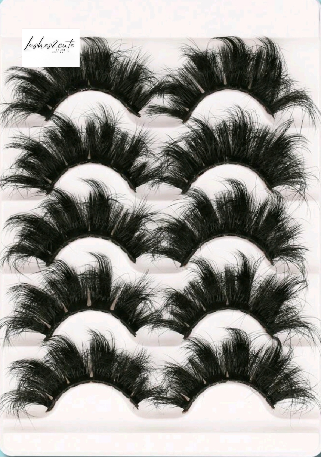 Volumized False Eyelashes 5 Pair Set
