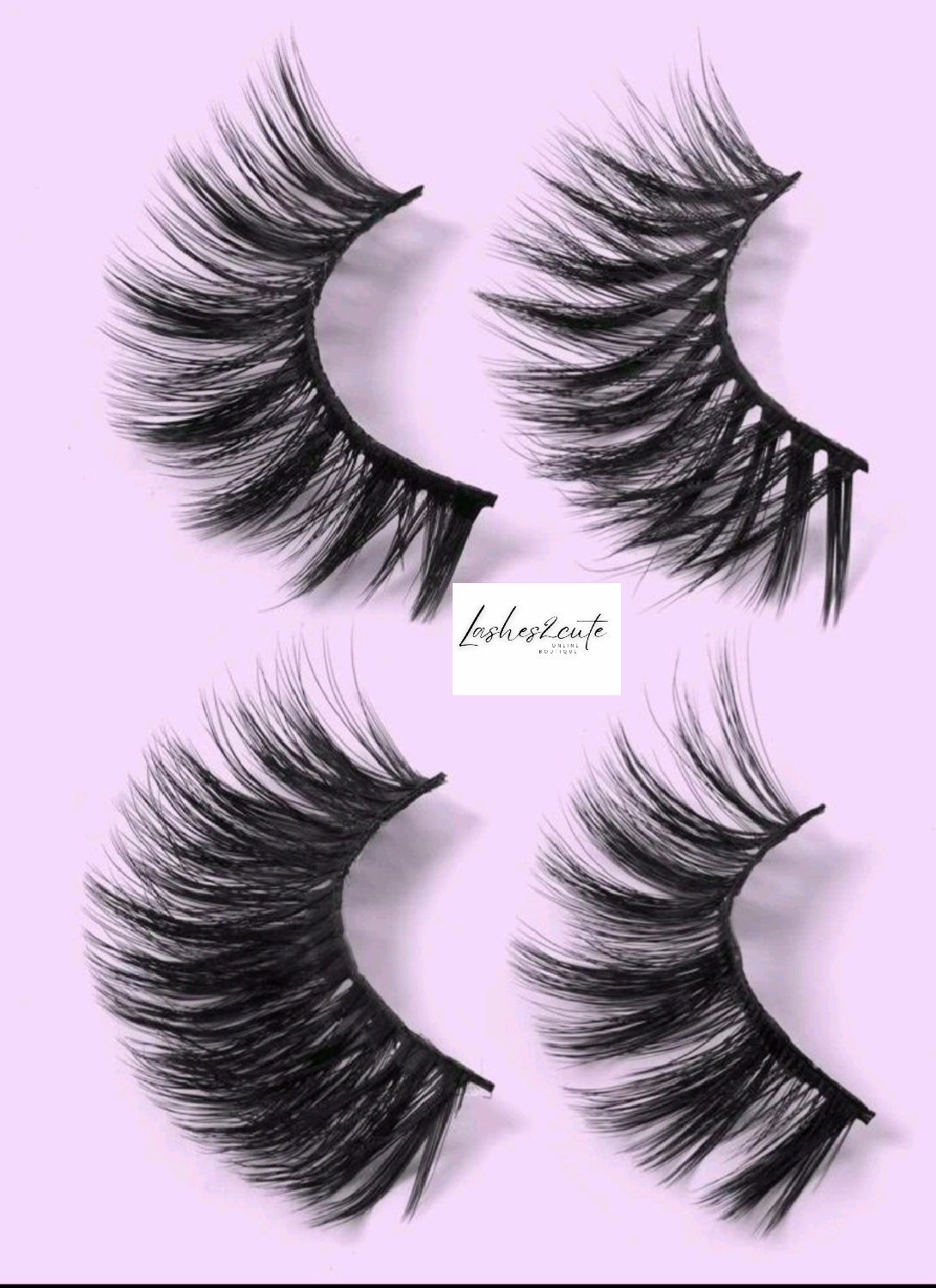 20 Pairs Mixed Type Natural False Eyelashes