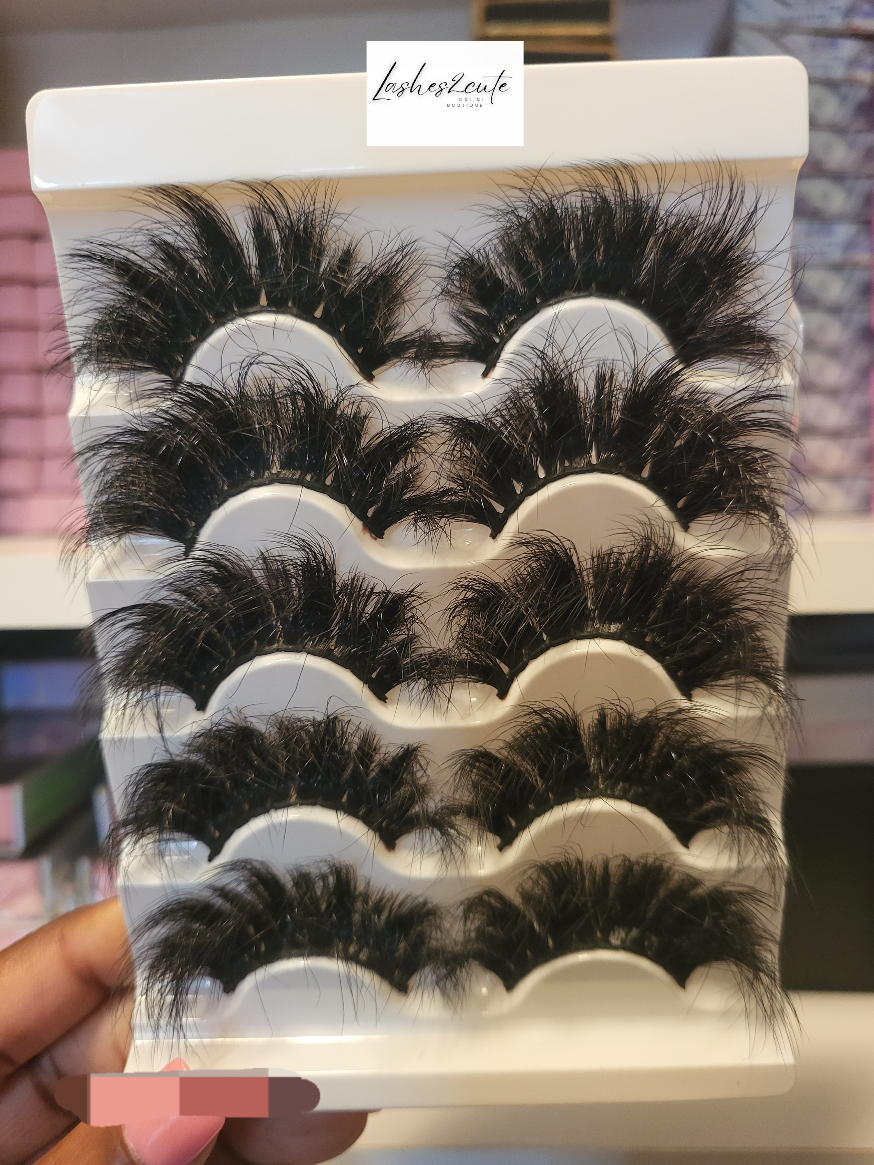Volumized False Eyelashes 5 Pair Set