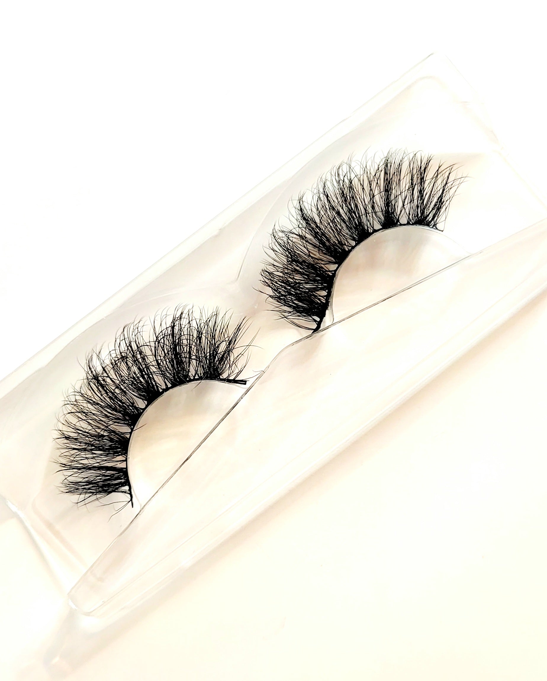 Fluffy 20MM 5D Faux Mink False Eyelashes "Darling" Style