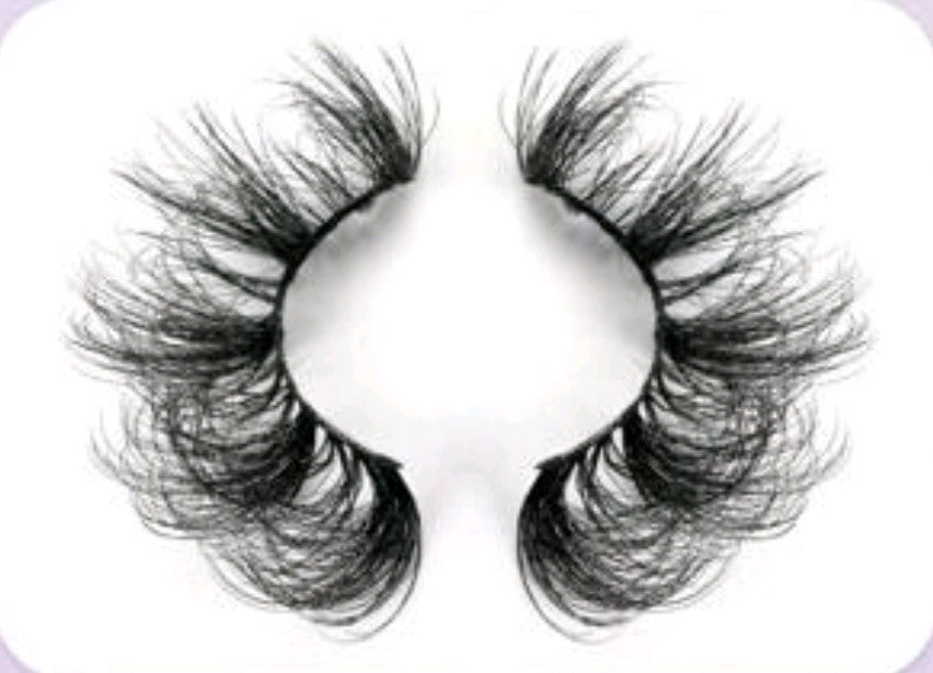 "Glam" 25mm Dramatic Natural Faux Mink False Eyelash