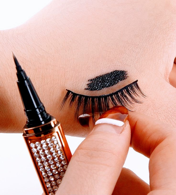 自粘睫毛胶笔闪光管