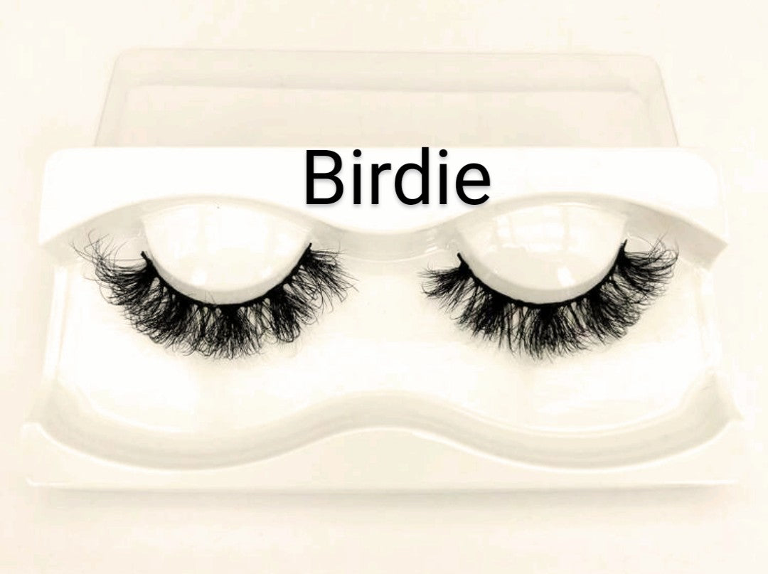 "Birdie" Fluffy Faux Mink False Eyelash