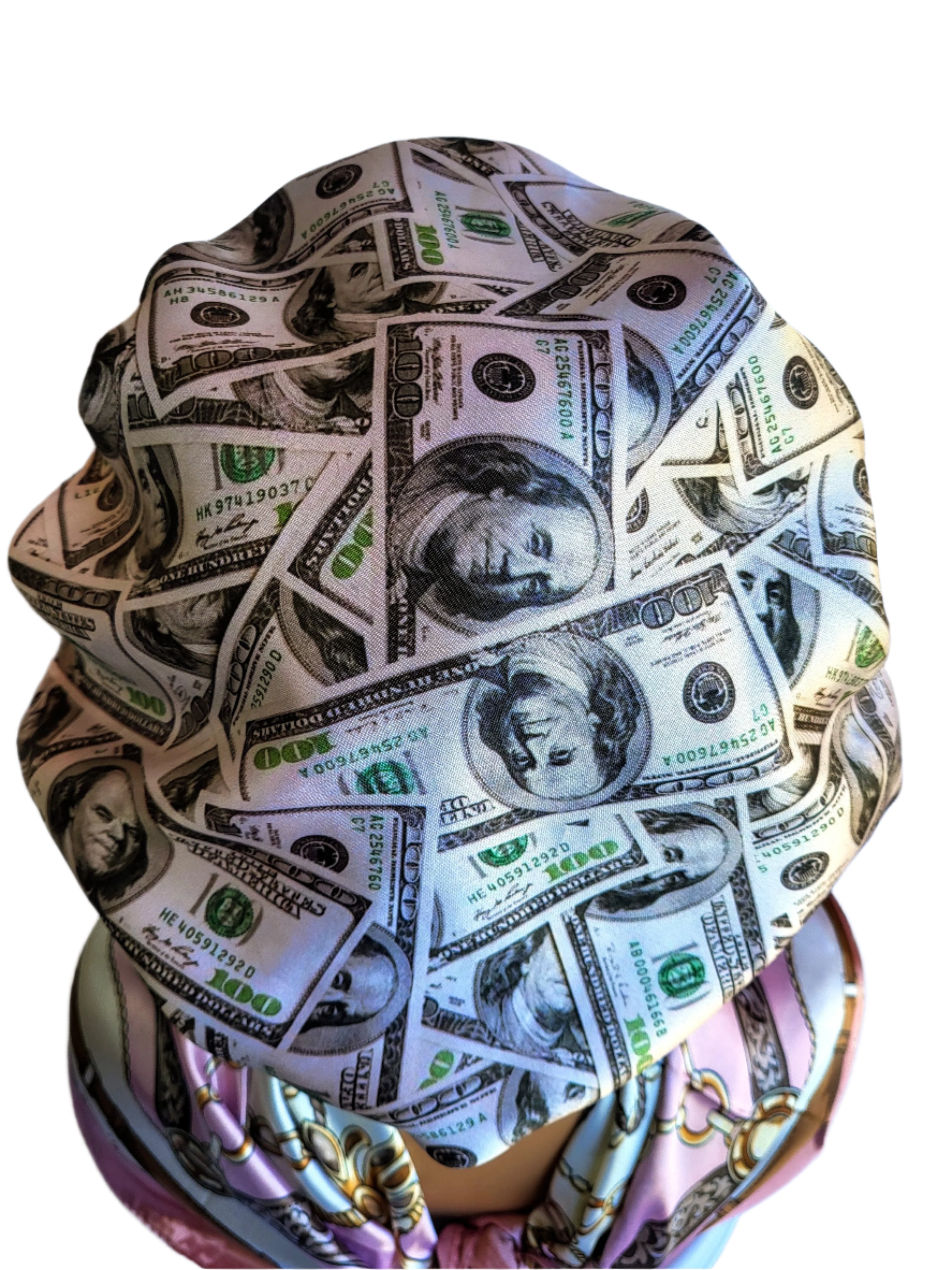 GREEN MONEY – Reversible Satin Hair Bonnet
💚💵 Double the Style, Double the Protection! 💵💚