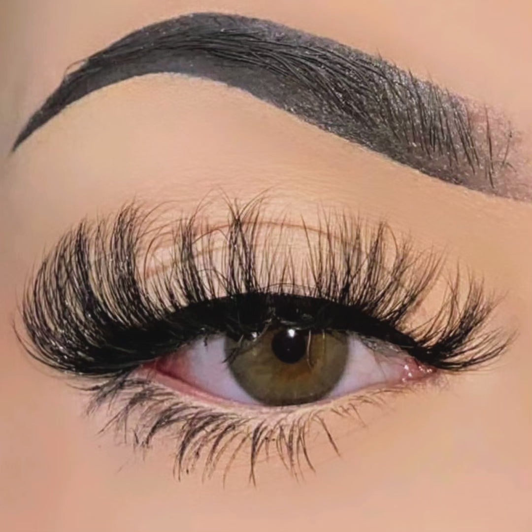"Boss" 19mm Faux Mink Fluffy Russian D Curl Eyelashes