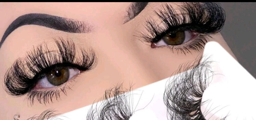 "Glam" 25mm Dramatic Natural Faux Mink False Eyelash