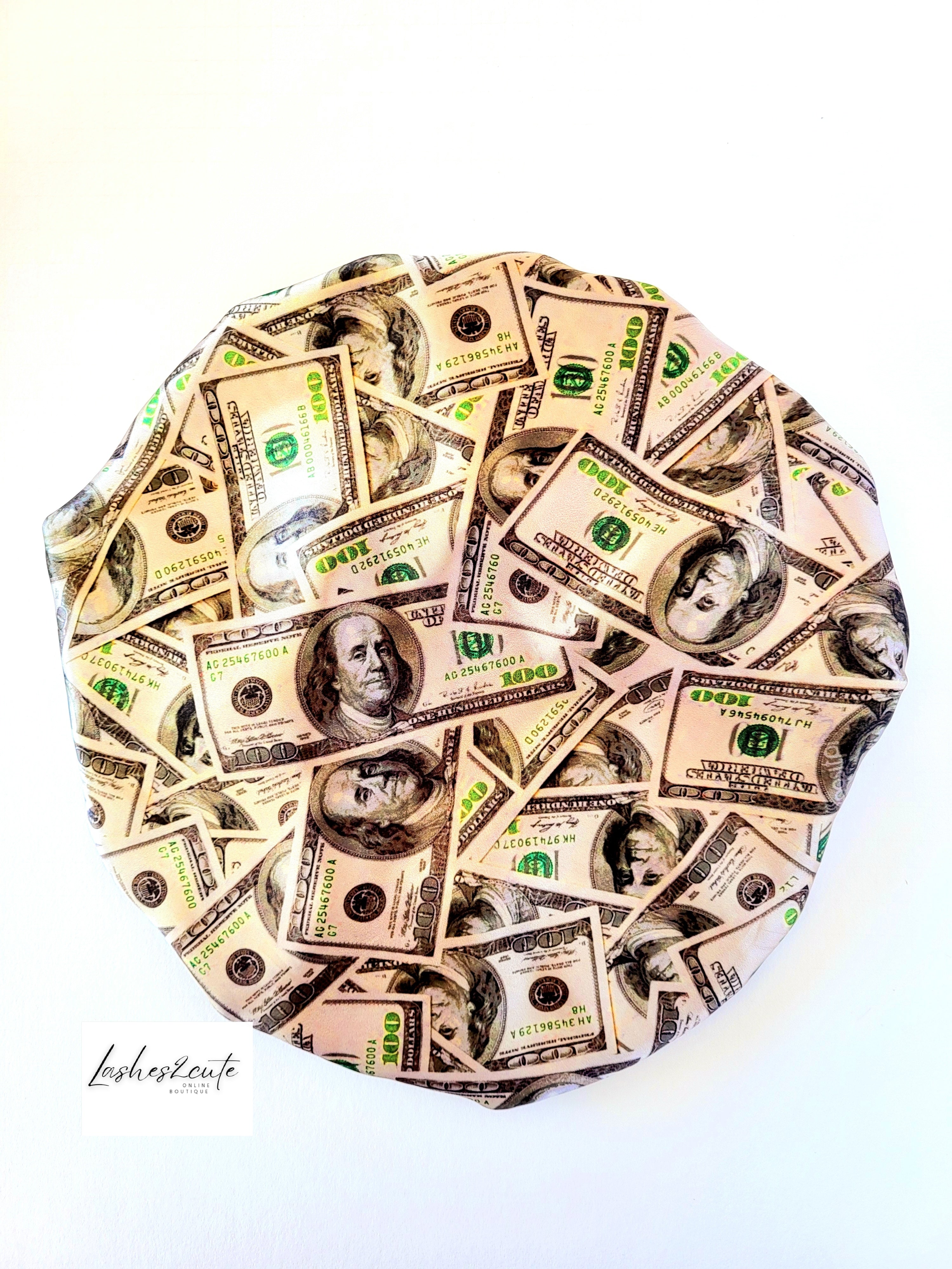 Reversible Sleeping Satin Wavy Bonnet Money Print