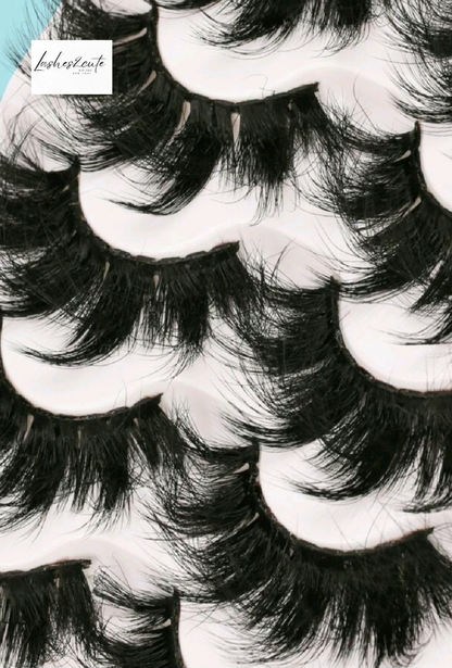 Volumized False Eyelashes 5 Pair Set
