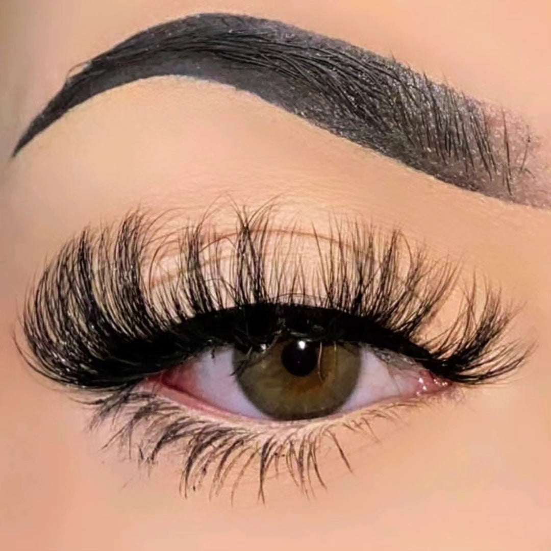&quot;Boss&quot; 19mm Faux Mink Fluffy Russian D Curl Eyelashes