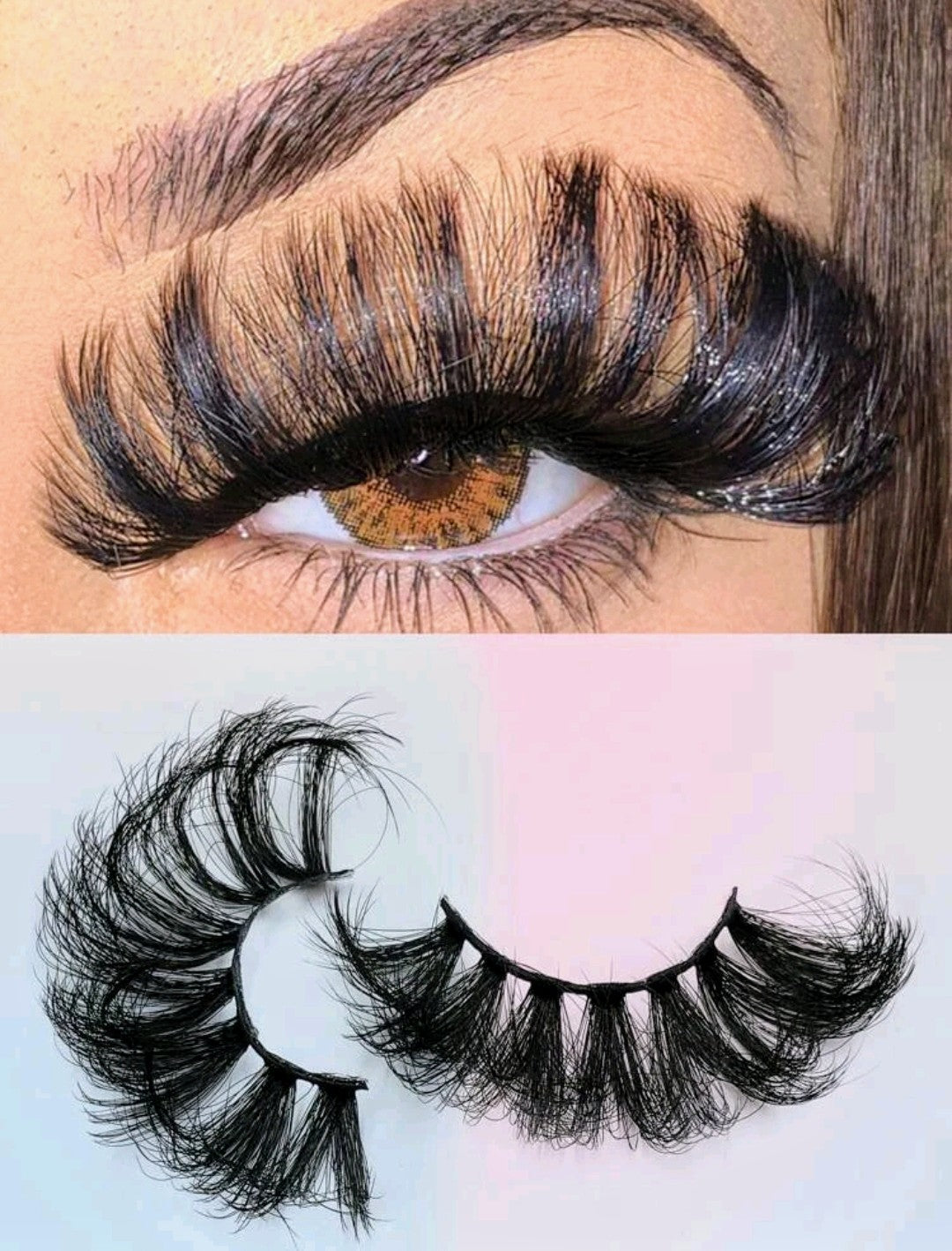 &quot;Hottie&quot; 25mm Fluffy Volumized False Eyelashes
