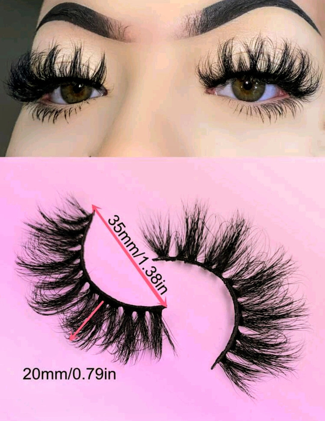 Kitty – 20mm 8D Wispy Lashes | Dramatic Fluffy Volume