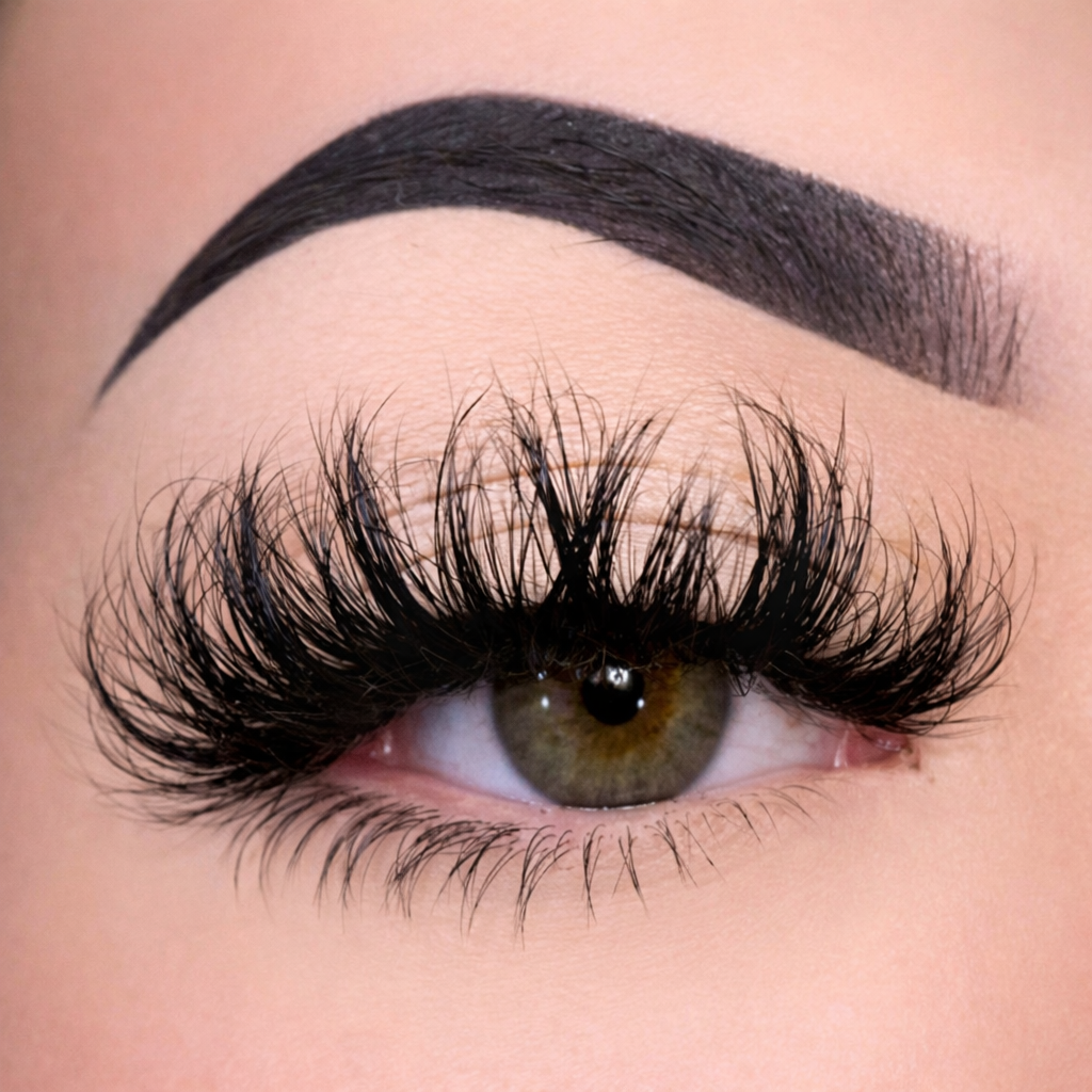 DAMAGED Kitty – 20mm 8D Wispy Lashes | Dramatic Fluffy Volume