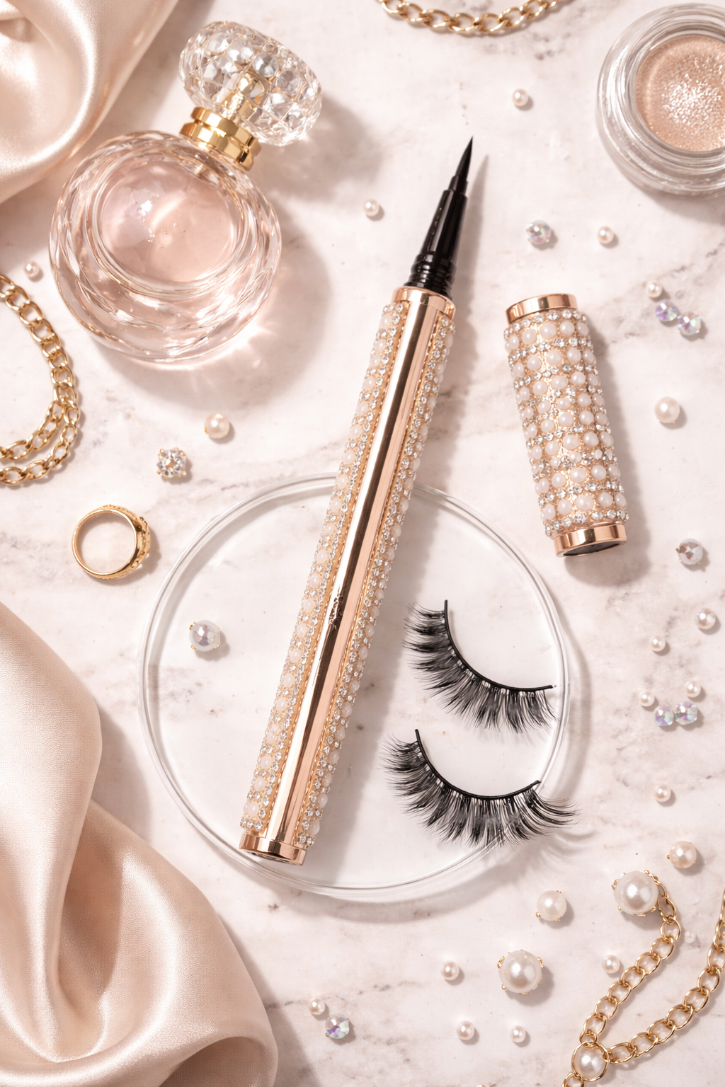 自粘睫毛胶笔闪光管