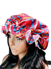 "MYA" Reversible Sleeping Satin Hair Bonnet