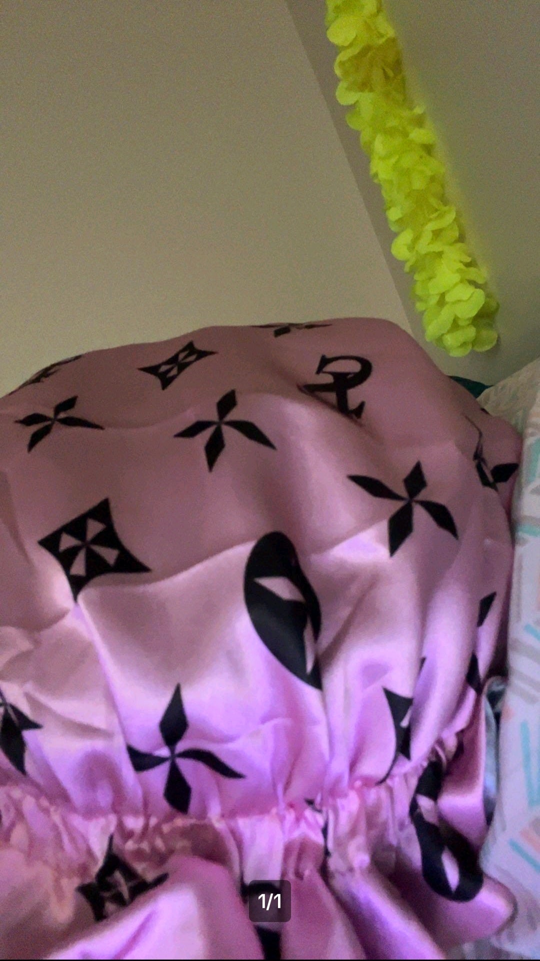 &quot;Pretty Pink&quot; Reversible Sleeping Satin Wavy Hair Bonnet