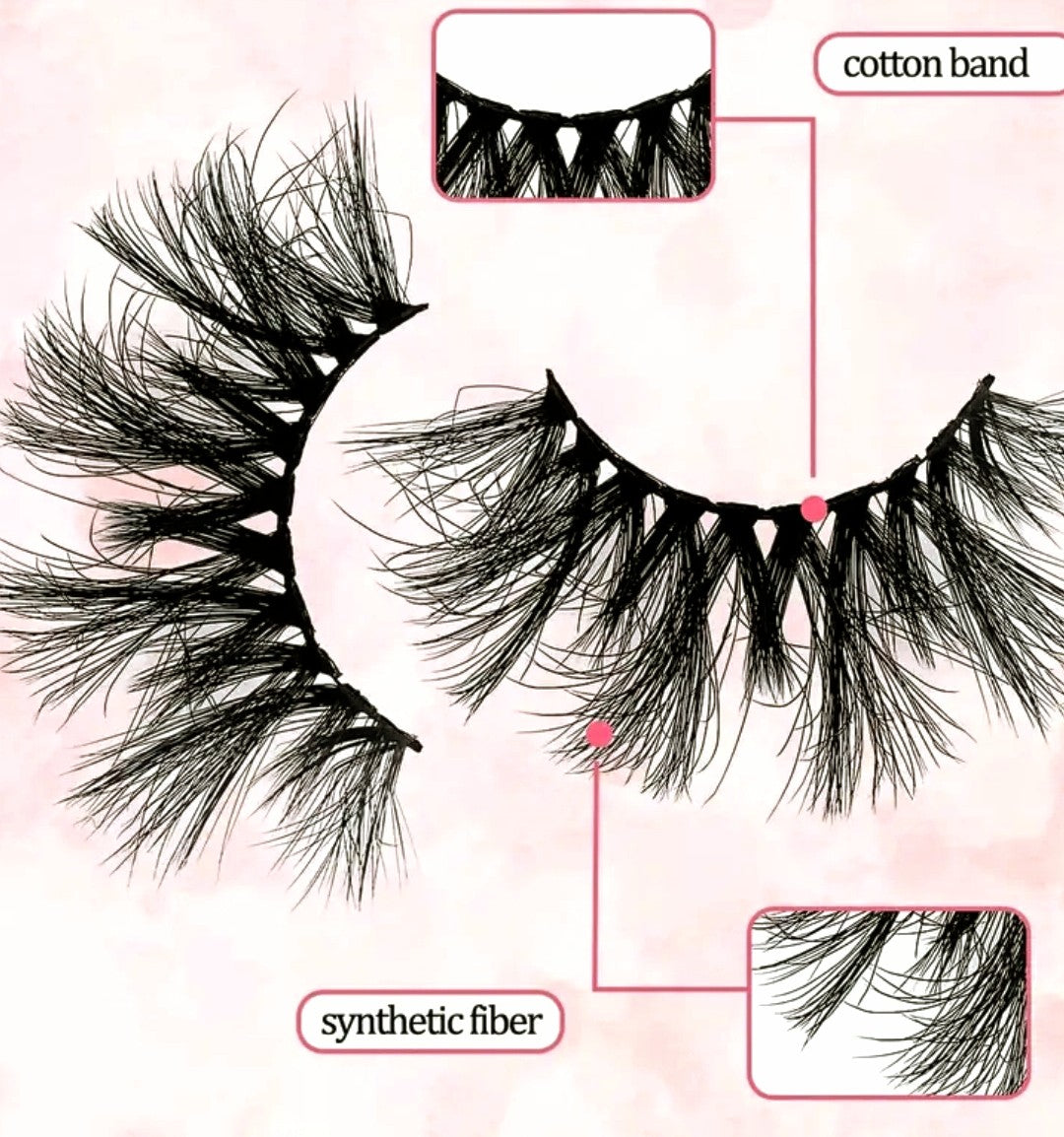 3 Pairs 3D Wispy Fluffy Faux Mink Eyelashes