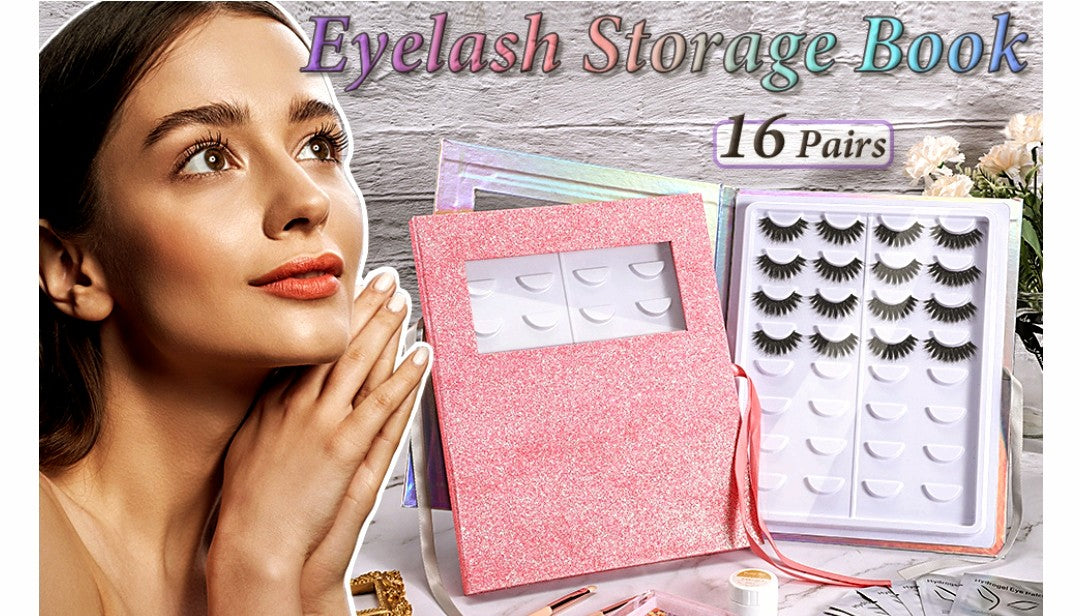 16 Pair Empty Eyelash Book For Storing Lashes