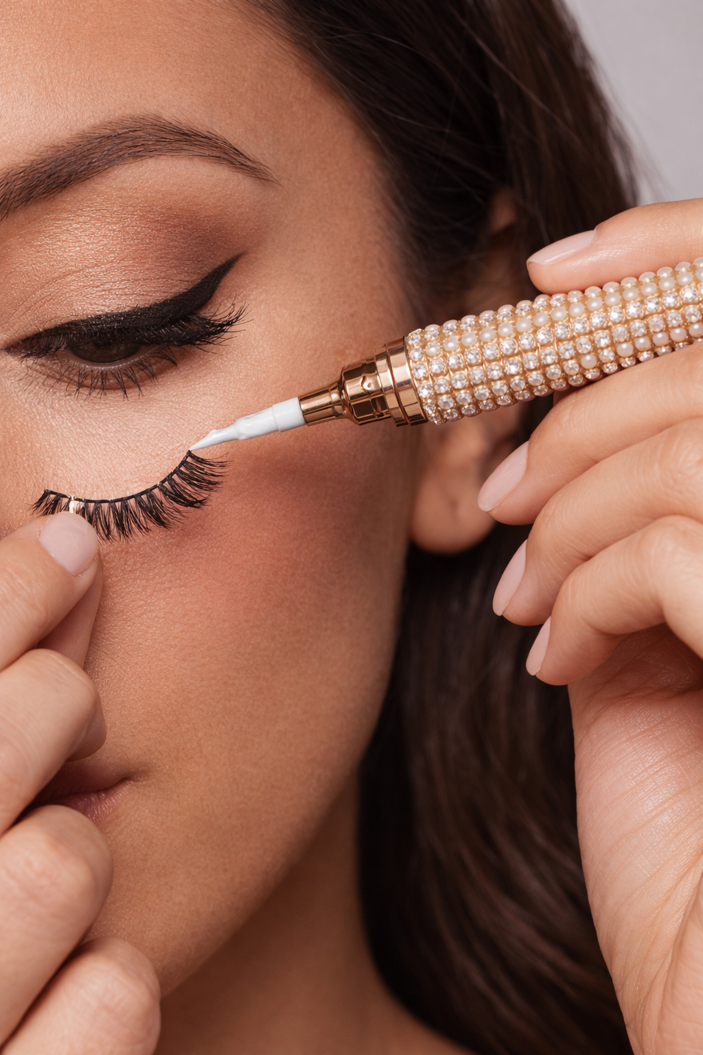 自粘睫毛胶笔闪光管