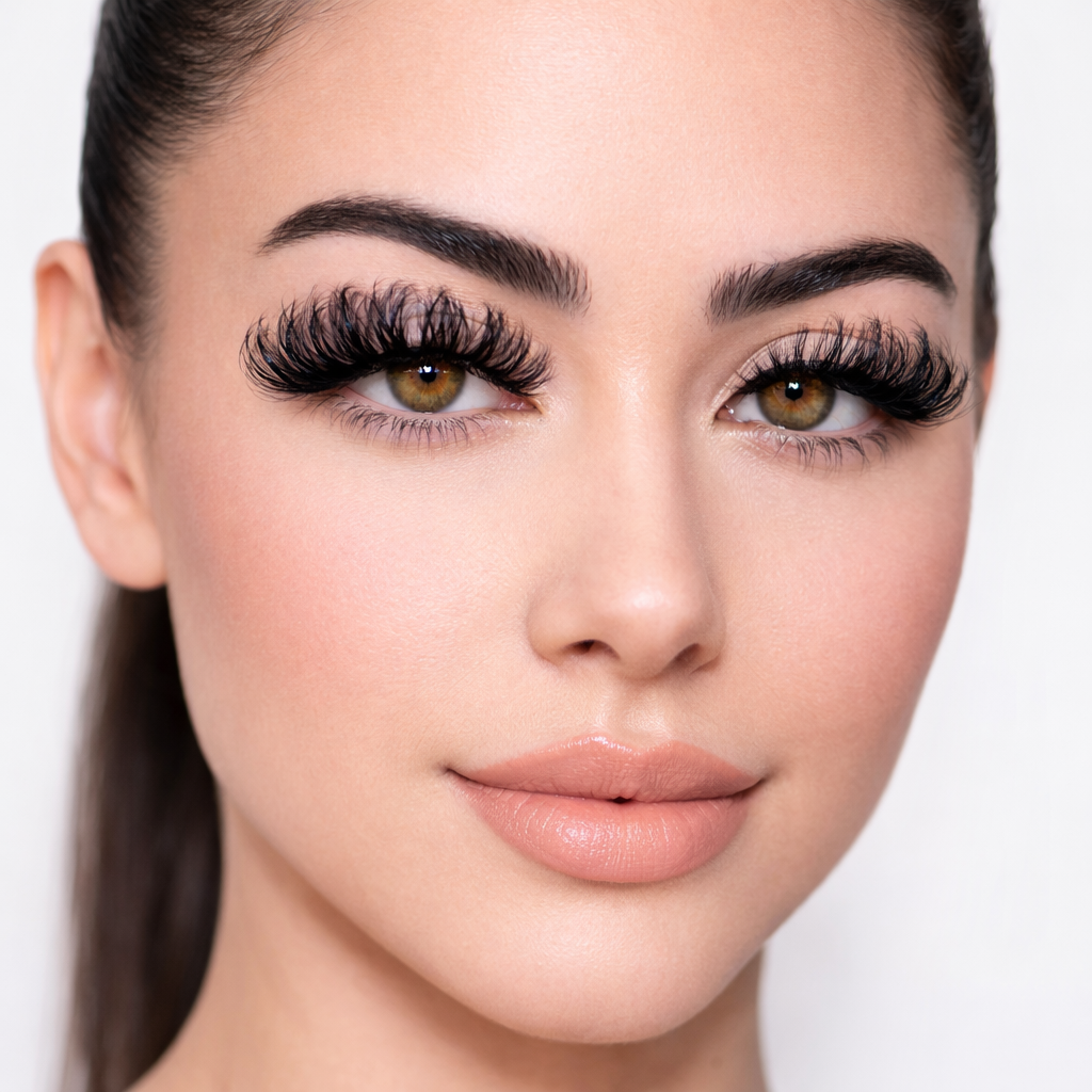 BADDIE 20mm Russian Volume Fluffy Thick Faux Mink False Eyelash