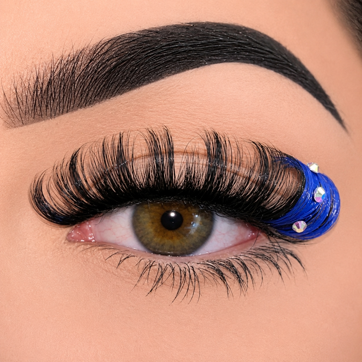 Blue Diamond 20mm Faux Lash