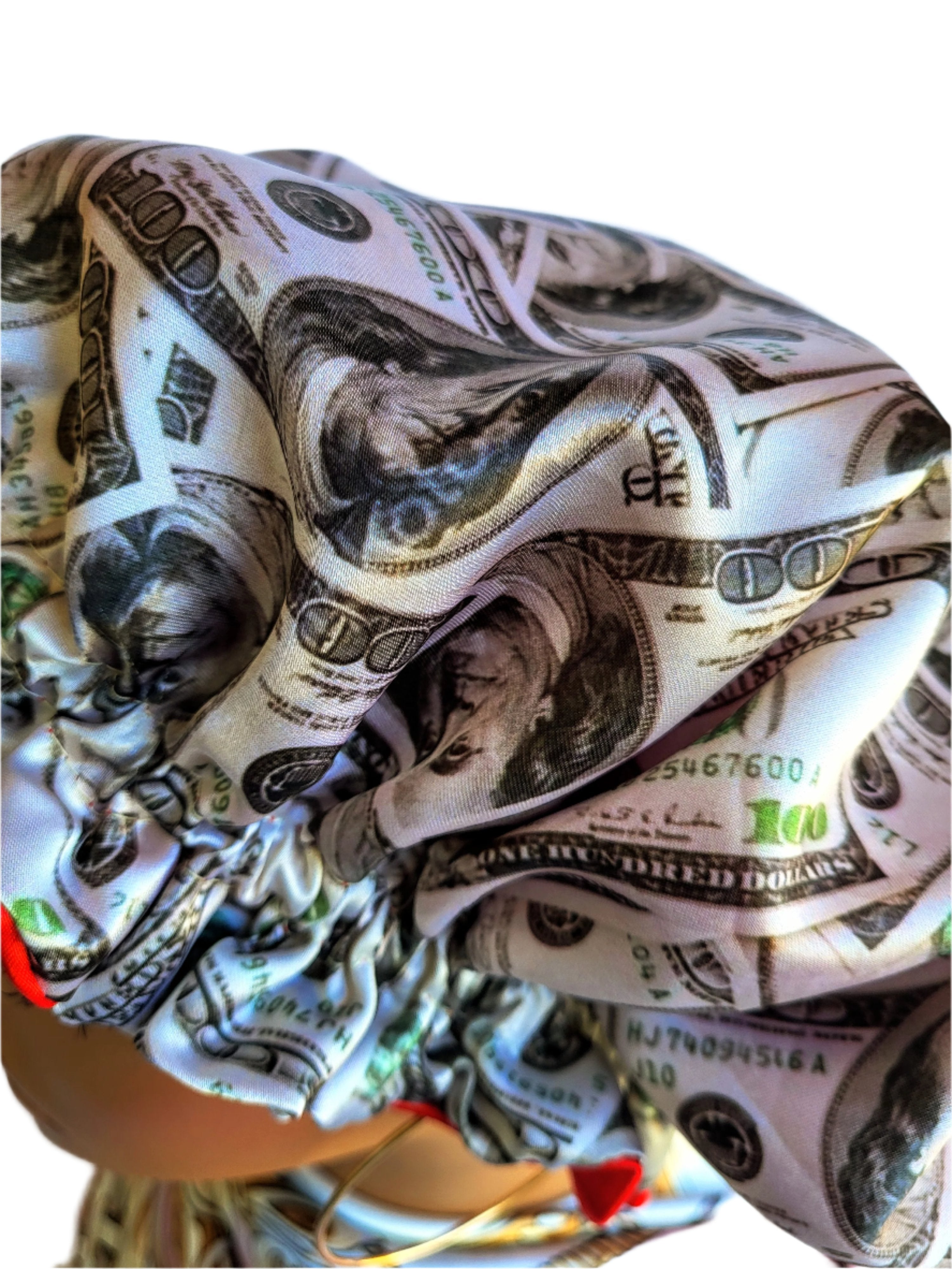 GREEN MONEY – Reversible Satin Hair Bonnet💚