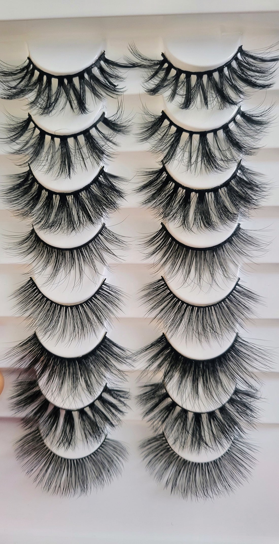 Lashes2Cute 8-Pair Fluffy Lash Collection – Mixed Volume &amp; Wispy Styles-H1