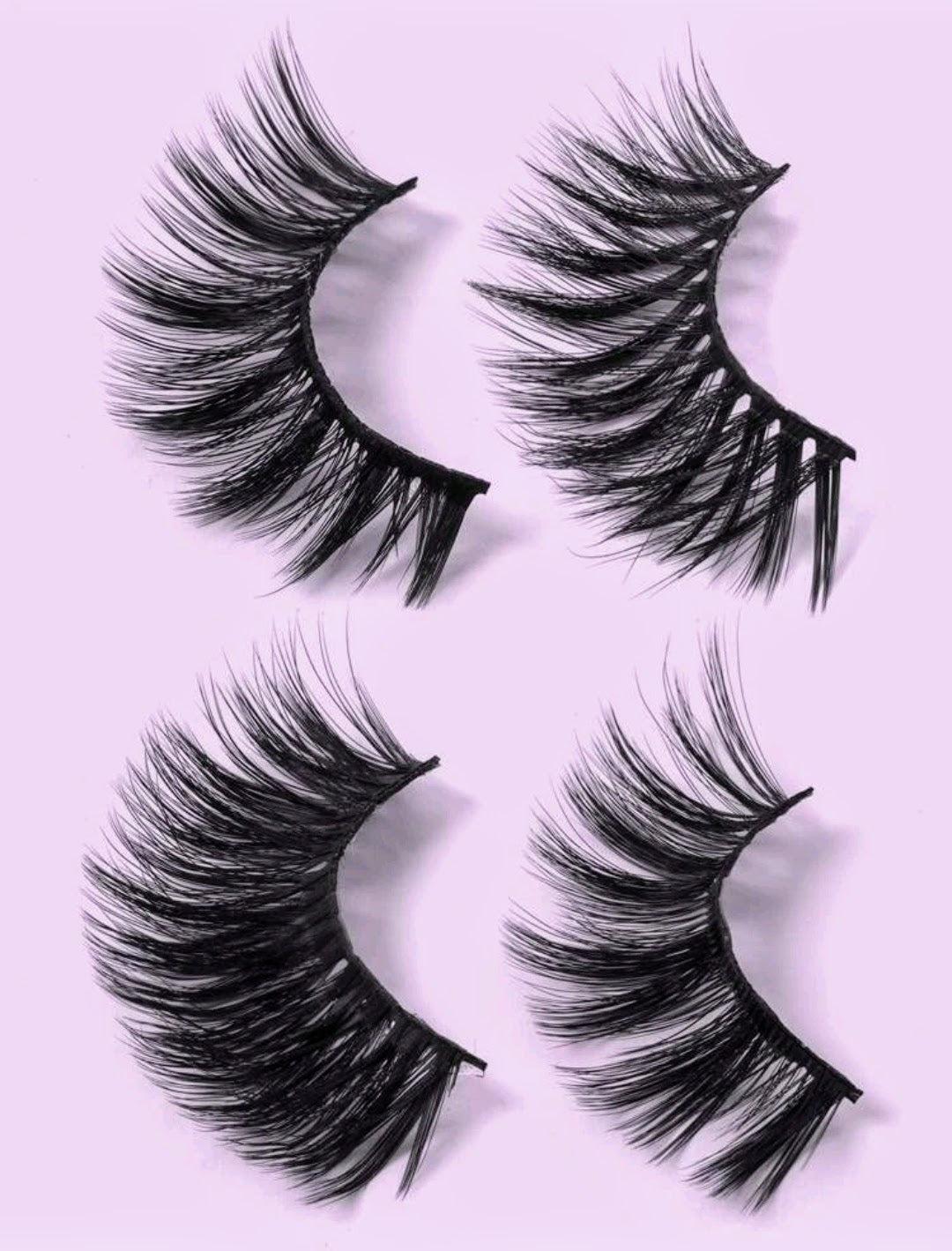 20 Pairs Mixed Type Natural False Eyelashes