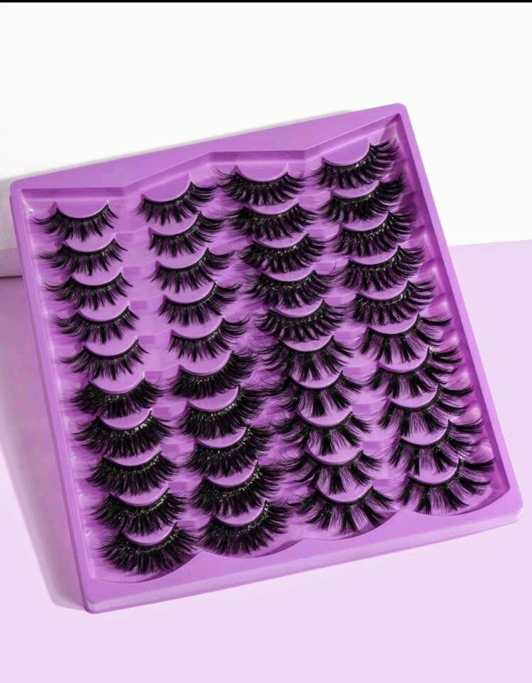 20 Pairs Mixed Type Natural False Eyelashes