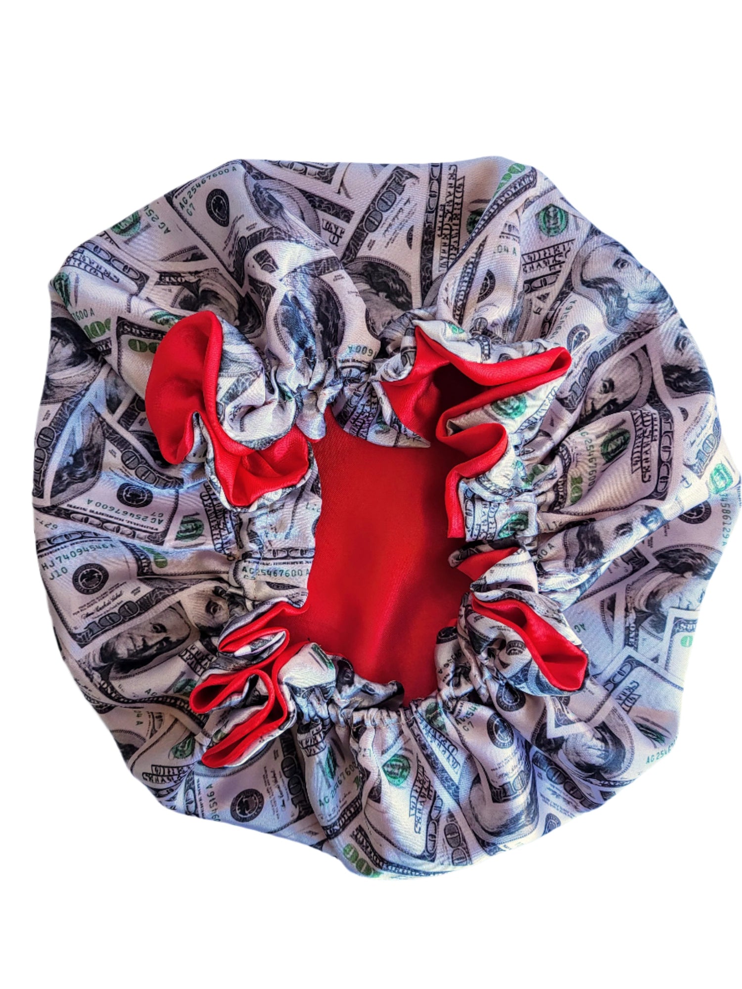 GREEN MONEY Reversible Sleeping Satin Hair Bonnet