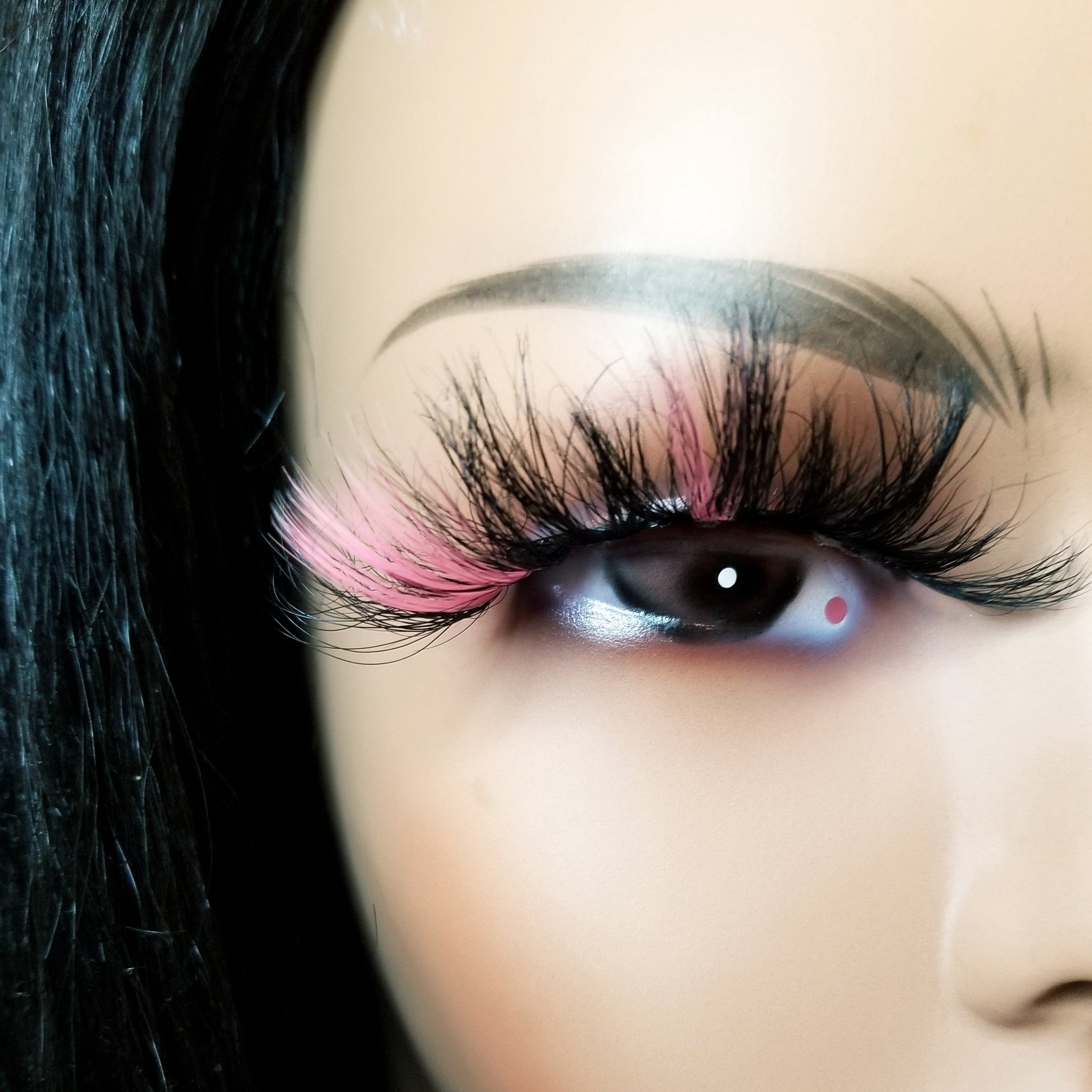 &quot;Soft Pink&quot; 25mm Colorful False Eyelash