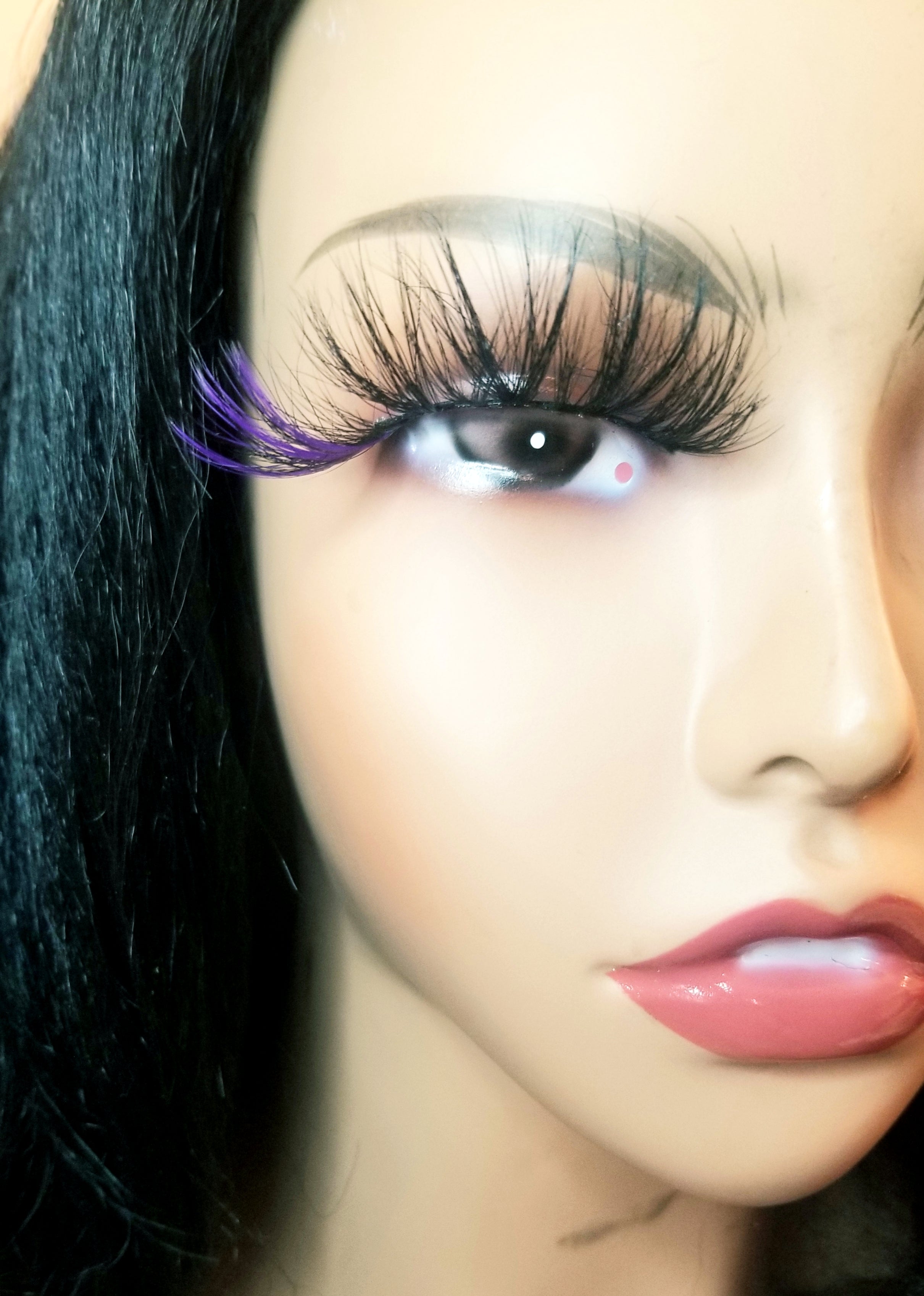 "Purple" Colorful Volume False Eyelash