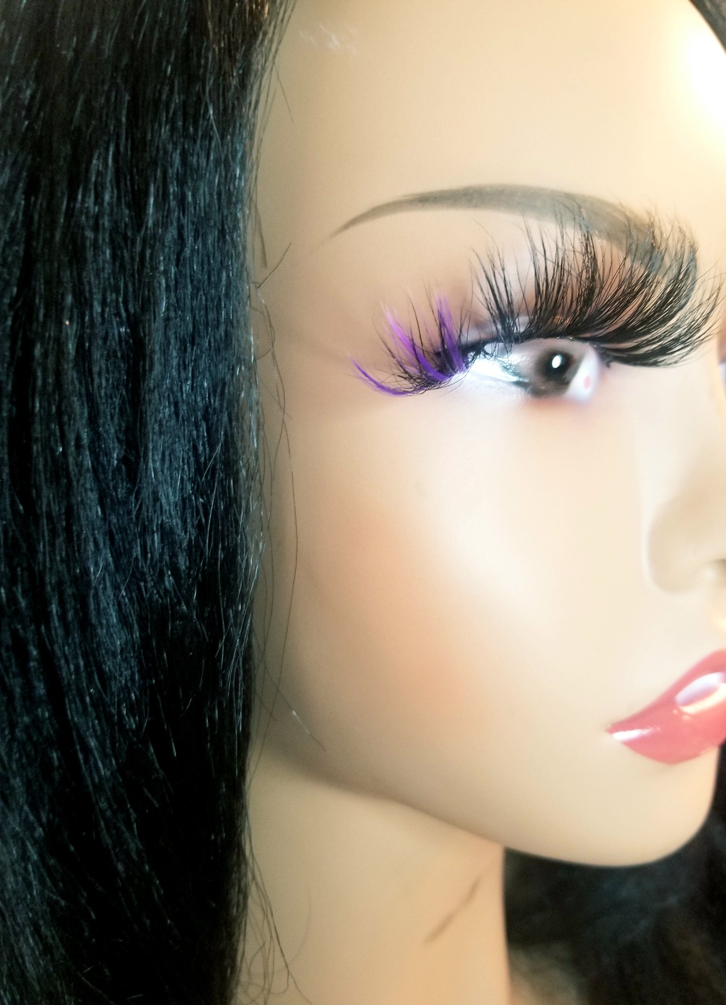 "Purple" Colorful Volume False Eyelash